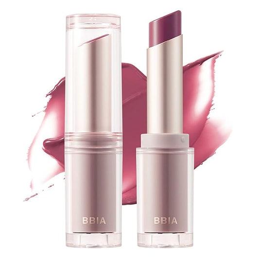 BBIA Ready To Wear Water Lipstick – Sheer Long-Lasting Lip Gloss Stick, Glowy & Glossy Texture, Moisturizing, Transparent & Buildable Color, Natural Tinting, Korea Lip Makeup (05 - WET PLUM)