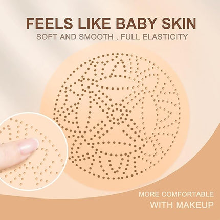 Mushroom Head Air Cushion CC Cream - BB Cream Face Makeup Foundation for Mature Skin Moisturizing Concealer Brighten Long-Lasting, Even Skin Tone for All Skin Types, Ivory Color