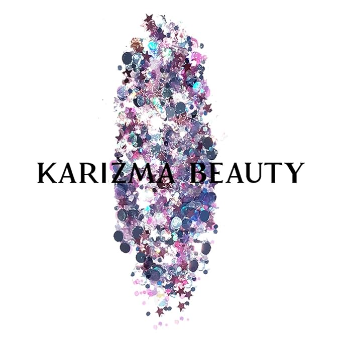 KARIZMA Unicorn Body Glitter - 30g Chunky Face, Hair, Eye & Body Glitter Set for Women - Rave & Festival Accessories