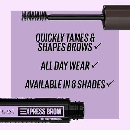 Maybelline Brow Ultra Slim Defining Brow Pencil + Brow Fast Sculpt Brow Gel Makeup Bundle, Includes 1 Blonde Eyebrow Pencil and 1 Clear Eyebrow Gel