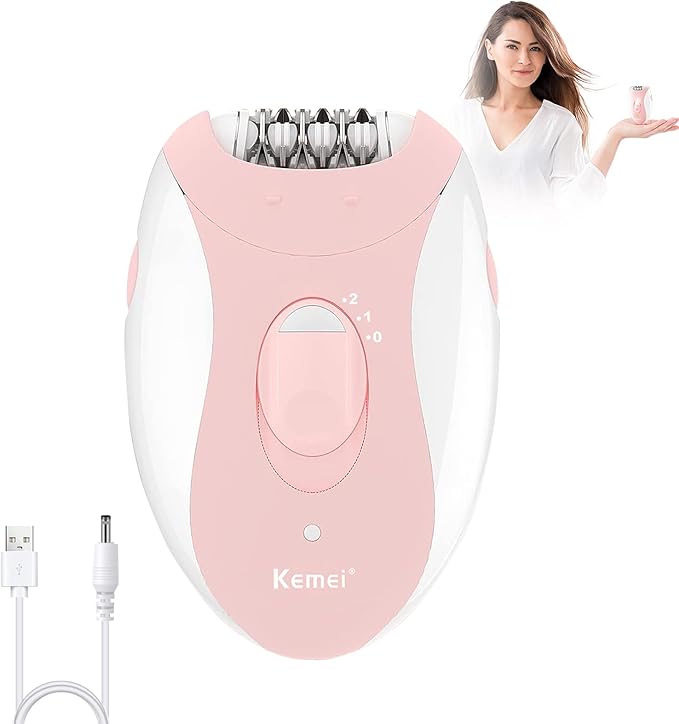 Epilator for Women, Smooth Glide Epilator for Women Face with 2 Speeds, Smooth Face Trimmer Device, Facial Hair Removal for Face Legs Arms Armpit Bikini