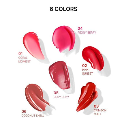 YNM Candy Gloss Balm (05 ROSY COZY, 3g) (+9 colors) K-beauty, Tinted, Color Lipstick Balm, Glossy, Moisture, korean, Jelly lips, Non-Sticky and Long-lasting
