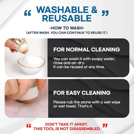 Korean Beauty Oil-Absorbing Volcanic Face Roller, Portable and Reusable Skincare Tool for Oily Skin, Shine Control, Oil Absorber tool for Face (Rose Gold)