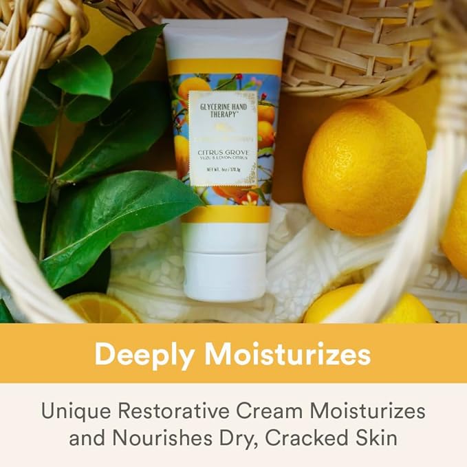 Camille Beckman Glycerine Hand Therapy Cream, Citrus Grove Scent, 1.35 Ounce