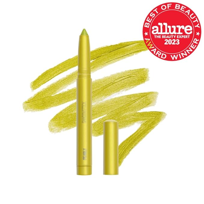 about-face Shadowstick – Long-Wear Cream Eyeshadow Stick – Matte & Pearly Finishes – Vegan, Cruelty-Free, Clean Beauty – 0.049 oz (Acidic- Pearly Chartreuse)