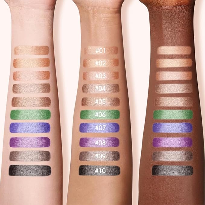 AMY'S DIARY Bronze Whisper Sand Eye shadow & Eyeliner Stick 2-in-1, Cream Eyeshadow Pencil + Gel Eyeliner | Waterproof, Smudge-Proof Eye Makeup Crayon for woman, Face & Lip | Twist-Up Eye Shadow Pen