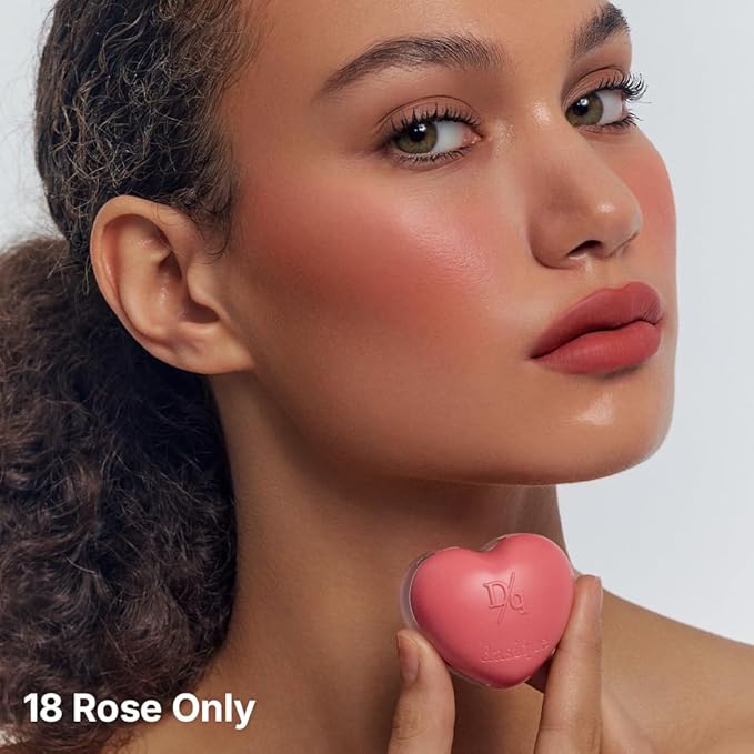 Dasique Souffle Color Pot #19 Peach Gelato - Makeup Blush, Buildable Silky-Smooth Texture, Built-In Mini Brush, Multi-Use For Cheek and Lip