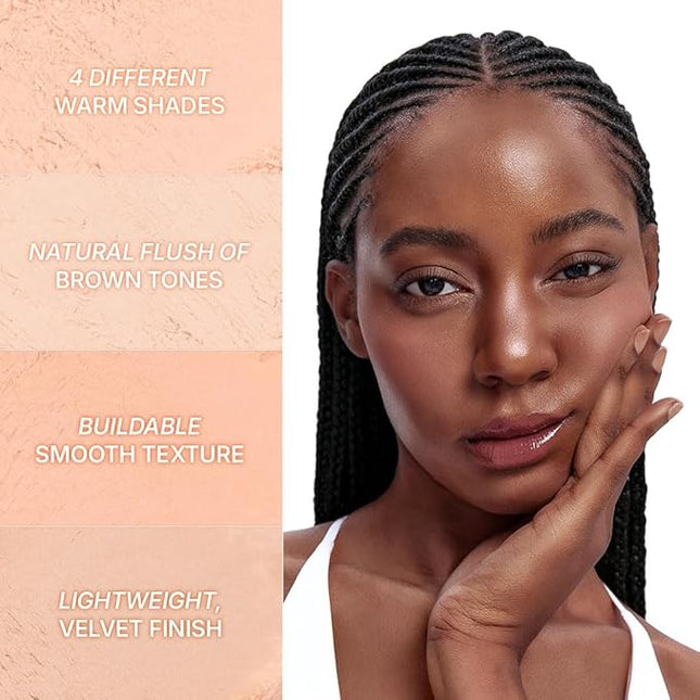 Dasique Blending Mood Cheek #01 Warm Blending l Cruelty-Free l 4 Blendable Shades in Lightweight, Long-lasting, Smooth Powder