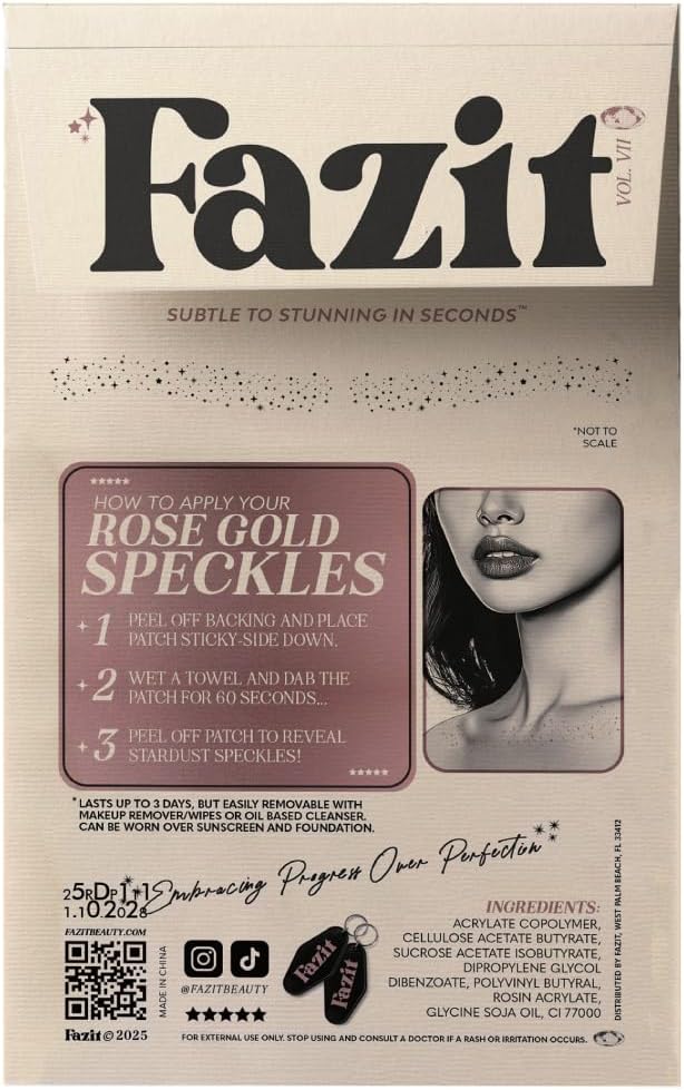 Fazit Makeup Patches - Rose Gold - Decollatage Speckles