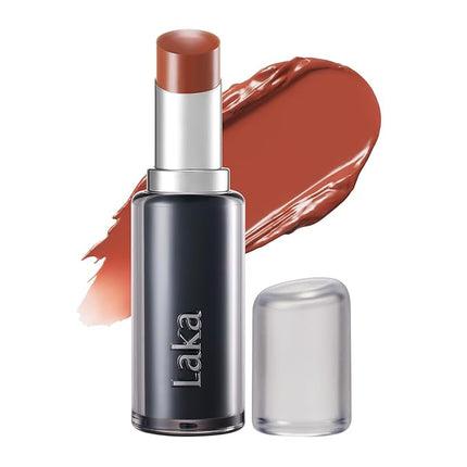 Laka Devil Lip, 3.7g/0.13oz, Vivid color Lipstick, Long-Lasting Bold Stian, Hydrating & Melting Glow with Non-Creasing, K-Beauty (#802 Zest)