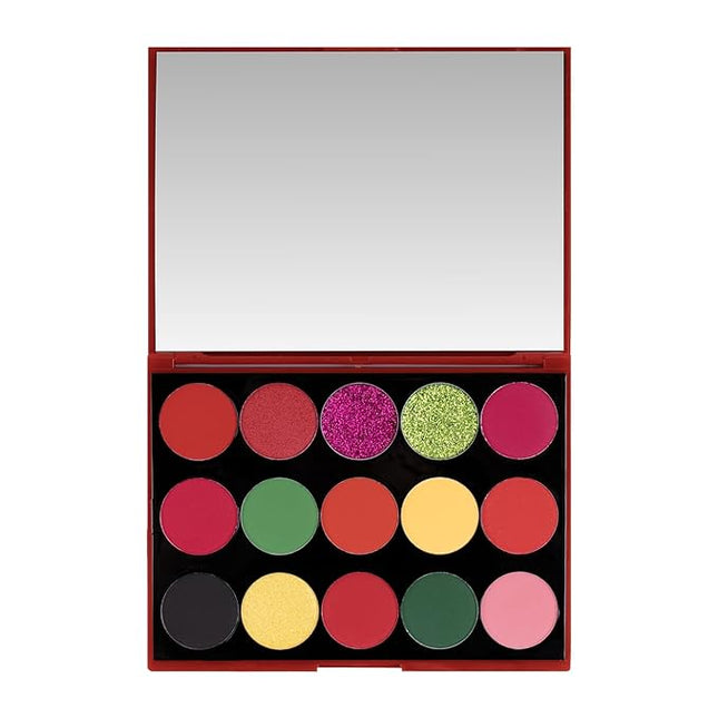 KimChiChic Beauty Cherry Chic Eyeshadow Palette - 12 Ultra Pigmented Shades, Shimmer, Matte & Glitter Finishes, Talc Free & Infused with Vitamin E, Cruelty Free, Sex Kitten, 0.68oz