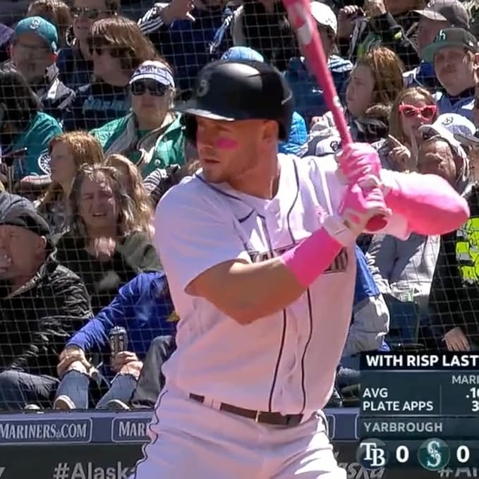 Mysense Pink Face Body Paint Stick, Eye Black Stick for Sports Football Baseball Softball, Pink Lipstick Facepaint for Halloween Costume SFX Cosplay Makeup