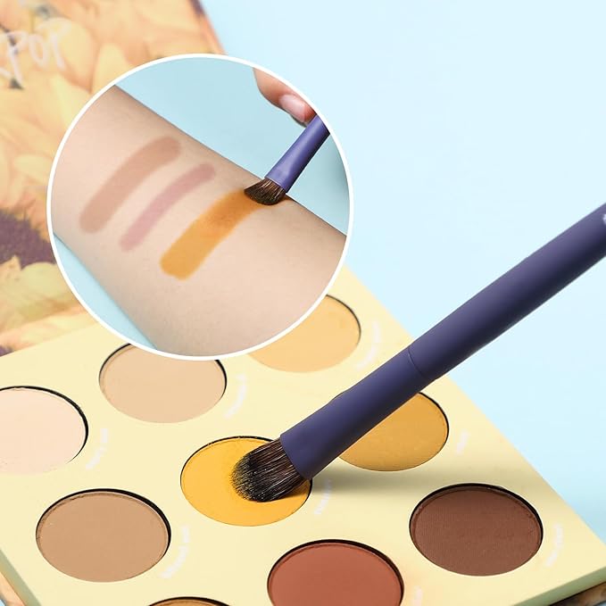 Makeup Brushes, EIGSHOW 5 Color Essential Travel Makeup Brush Set with Ultra Soft Synthetic Fibers for Powder Blush Concealer Contouring Highlighting