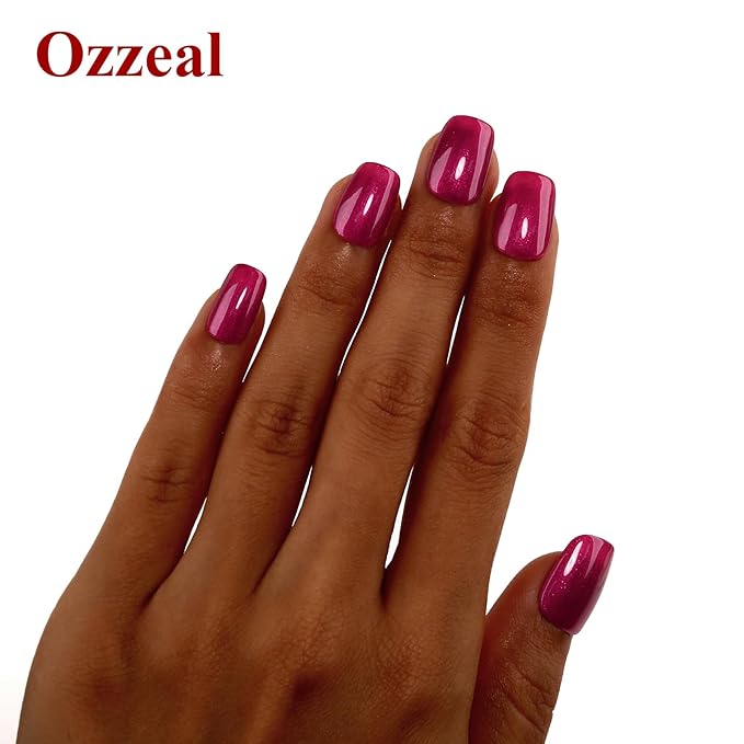 Pearl Gel Nail Polish,Red Glitter Pearl Gel Nail Polish Sparkle Shimmer Fall Winter Soak off LED UV for Art DIY Manicure 15ML