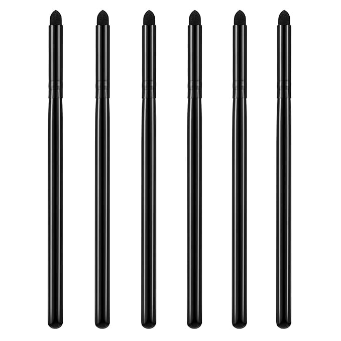 Eyeliner Smudge Brush Sponge,5 Pcs Soft Eyeshadow Applicators Blending Brush,Eye Pencil Eyeliner Brush Makeup Tools Y