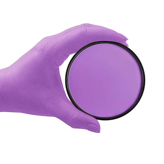 MEICOLY Purple Face Body Paint,30g/1.05oz Water Based Washable Full Body Paint,Single Face Painting for for Adults and Children,SFX Ursula Cosplay Halloween Special Effects,Light Purple