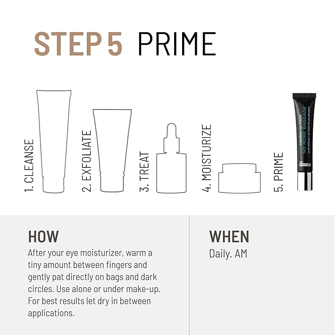 Dr. Brandt Needles No More, No More Baggage - Minimizes Under-Eye Bags, Puffiness & Dark Circles - 0.23 oz