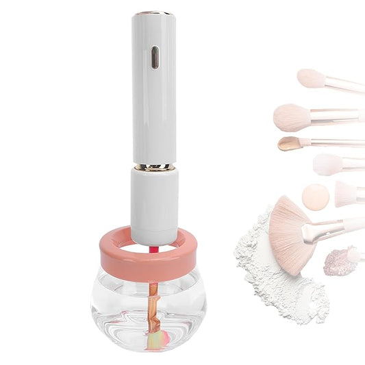 Electric Makeup Brush Cleaner, Fast Drying Makeup Brush Cleaning Machine, Portable Makeup Brush Spinner for All Brushes