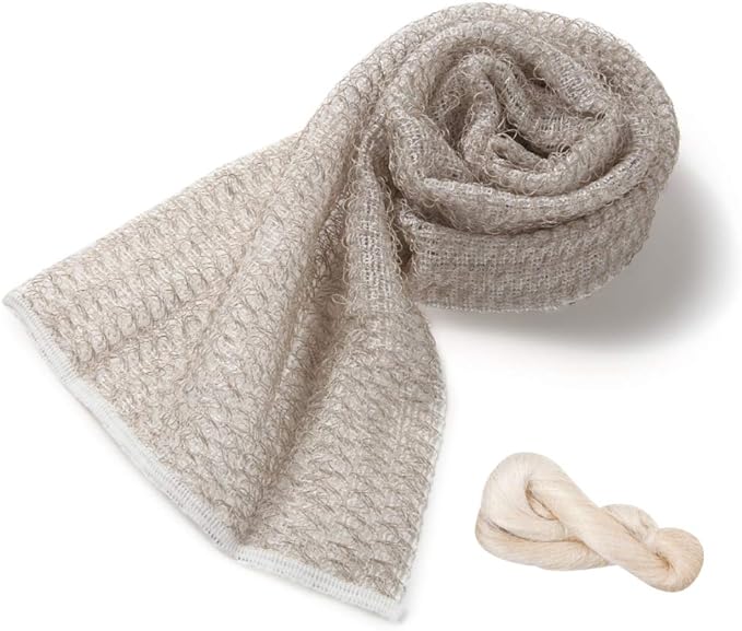 Exfoliating Washcloth [Made in Japan] Shower Back Scrubber, Natural Loofah