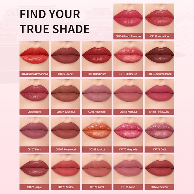 Catkin Moist Lipstick Hydrating High Impact Color Infused with Vitamin E and Avocado Oil Smooth Soft Texture Long Lasting Pink Glow Finish 127