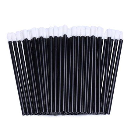 200 Pieces Disposable Lip Wands, Lip Brushes, Lipstick & Gloss Applicators Lint Free Makeup Applicator Brush Beauty Tool