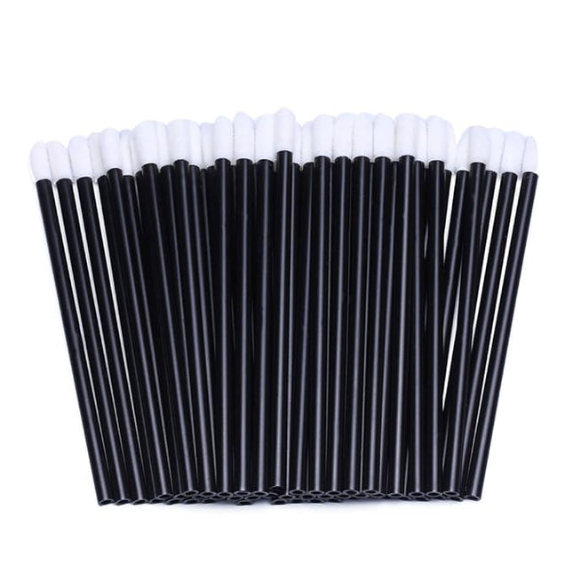 200 Pieces Disposable Lip Wands, Lip Brushes, Lipstick & Gloss Applicators Lint Free Makeup Applicator Brush Beauty Tool