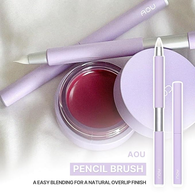 AOU PENCIL BRUSH Compact & Retractable Design for Easy Carry with Pointed Tip for Various Uses