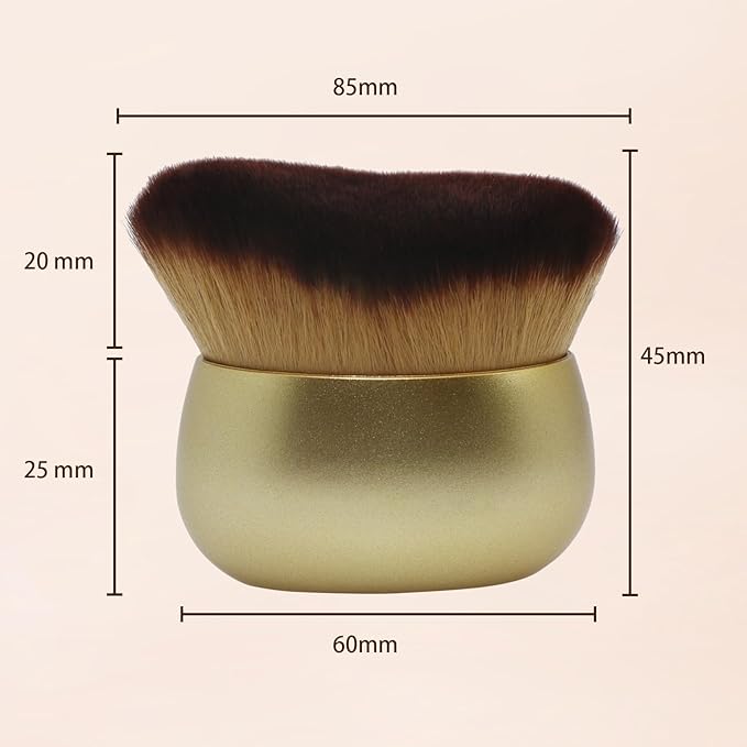 Blend & Blur Extra Large Body Makeup Brush for Self Tanner,Leg Makeup & Bronzer Self Tan Applicator, Powder, Foundation, Blusher, Bronzer，Massager for Face Gift box (Purple)