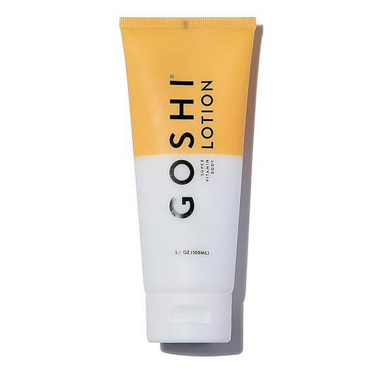GOSHI Super Vitamin Body Lotion 3.4 oz - pH-Balanced Moisturizing Body Lotion for Men and Women - For All Skin Types