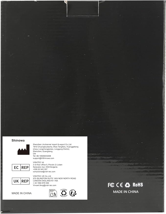 Shinowa Heated Shower Mirror Fogless for Shaving, 360° Adjustable Lighted Shower Mirror with 3 Color Modes, Rechargeable Anti Fog Shaving Mirror with Large Storage Tray & Razor Holder, White