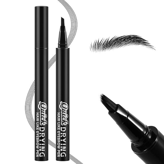 Waterproof Eyebrow Pen，Long Lasting Eyebrow Pencil，Creates Hair-Like, Natural-Looking, 3D Eyebrows,Eye Brow Makeup Pen for Women