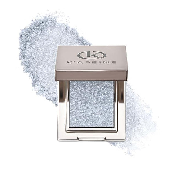 K'APEINE Single Glitter Eyeshadow, Silver Blue Highlighter Eyeshaow Super Shinny Metallic Eye Shade High Pigment Makeup Palette Sparkling Eyes Glitter for Everyday Special Occasions (0.141 oz)-05#
