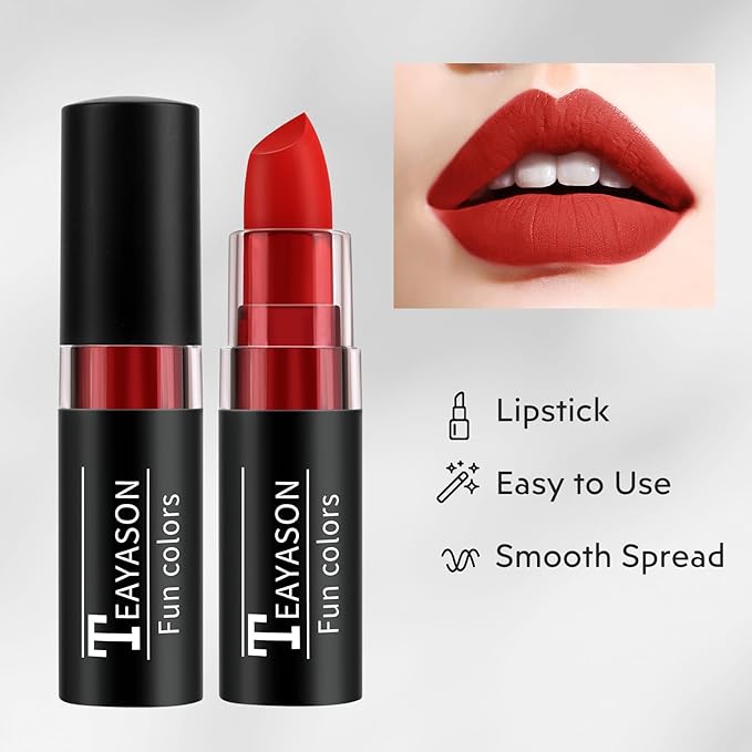 Black Face Body Paint Stick, Matte Lipstick, Football Baseball Eye Stick Pen, Long Lasting Makeup for Halloween Zombie Clown Vampire Skeleton Skull Joker Cosplay