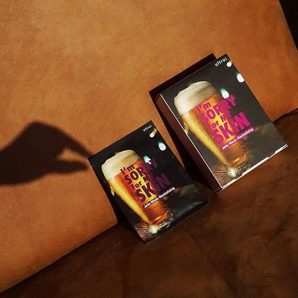 I'M SORRY FOR MY SKIN Jelly Face Mask Korean Skin Care, Fun Hydrating Sheet Masks Set, Holiday Self-Care Gifts for Women, Cute Skincare Stocking Stuffers, Pack of 10 (Beer Revitalizing Mask)