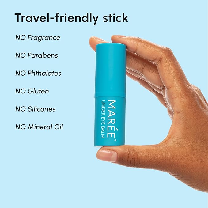 MAREE Under Eye Balm Stick Hydrating - Retinol Caffeine Under Eye Brightener Stick for Older Women - Collagen Under Eye Cream for Dark Circles & Wrinkles - Skin Care Treatment Moisturizer