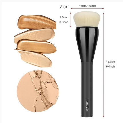 Vela.Yue Large Foundation Brush Soft Dense Full Coverage Buffing Blending Contouring Complexion Base Corrector Primer Makeup Brush