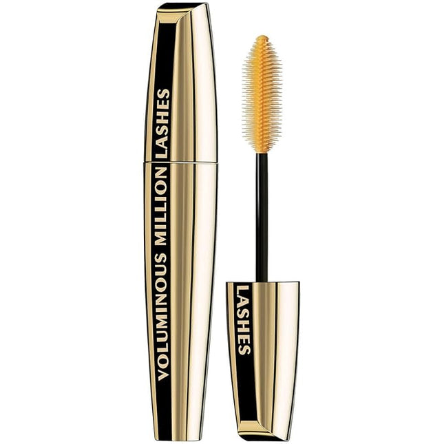 L’Oreal Paris Makeup Voluminous Million Lashes Mascara, Volumizing Collagen Infused Eye Makeup, Amplifying Mascara Brush, Washable, Black, 0.32 Fl Oz., 1 Count