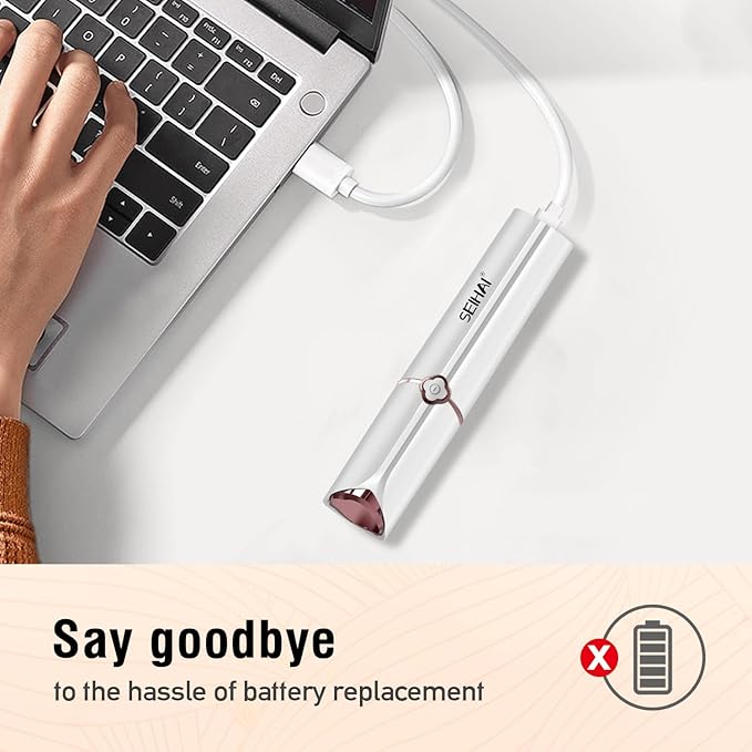 Facial Hair Removal for Women, SEIHAI Hair Removal Device, Face Razors for Women, Personal Care Products/Facial Hair Remover for Face, Lip, Chin, with a Branded Storage Bag