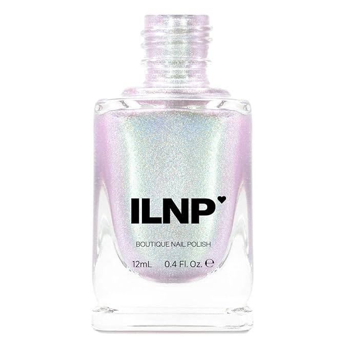 ILNP Talk It Up - Dusky Pink Holographic Shimmer Nail Polish
