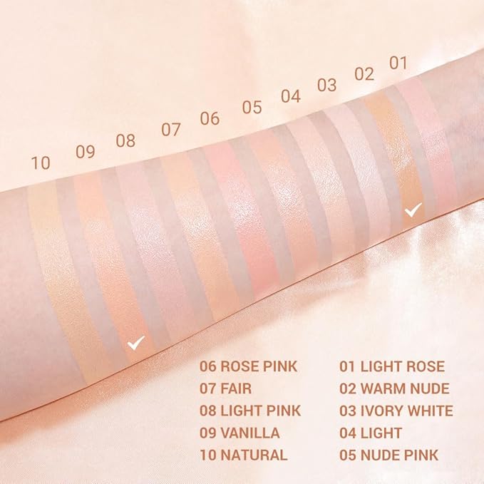 evpct 2Pcs under Eye Corrector Brightener Concealers for Older Women Dark Circles, under Eye Cream Pot Concealer Full Coverage Peach Color Corrector Makeup, Nourishing Waterproof Natural, 02&09