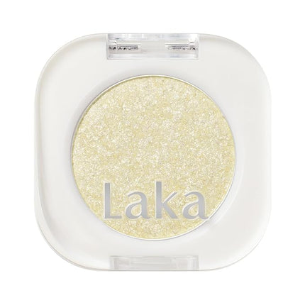 Laka Mono Single Eyeshadow, High Pigment Eye Shadow, Easy Apply, Long Lasting Color, Smooth Blendable Formula, Vegan, K-Beauty (#947 Citrus)