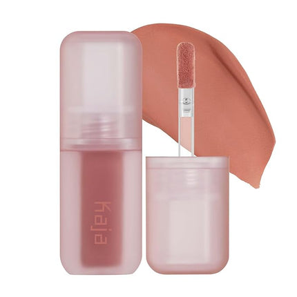 Kaja Multi-purpose Liquid Eyeshadow & Blush - Whipped Dream | with Cotton Seed Oil, 4 Shades, Buildable, Blendable, Airy Semi-matte Finish, 01 Coral Souffle, 0.17 Oz