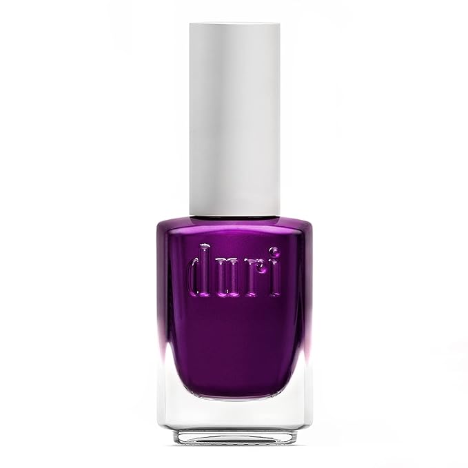 duri Nail Polish, 347 Amethyst, Violet Shimmer, Full Coverage, Glossy Metallic Finish, Quick Drying, Lasting, New Brus, 0.45 Fl Oz Cosmetics