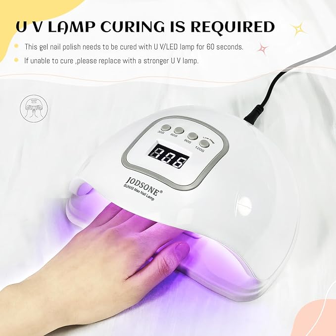 JODSONE 3Pcs 10ml Top and Base Coat Nail Glue Gel Set No Wipe for Long Lasting Manicures Nail Glue Gel for Securely Attaching False Nails and Decorations Requires U V Lamp Curing