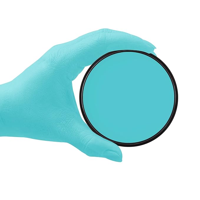 MEICOLY Teal Face Body Paint,Water Based Washable Body Paint,Cosplay Peacock Face Paint,Professional Face Painting for Halloween Stage SFX Special Effects Makeup