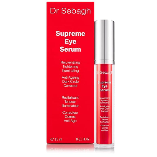 Supreme Eye Serum (0.5 fl oz) - Advanced Roll-On Formula | Designed to Aid Smoother Younger & Firmer-Looking Skin | Helps Reduce Puffiness Circles Fine Lines & Wrinkles | Boosts Elasticity