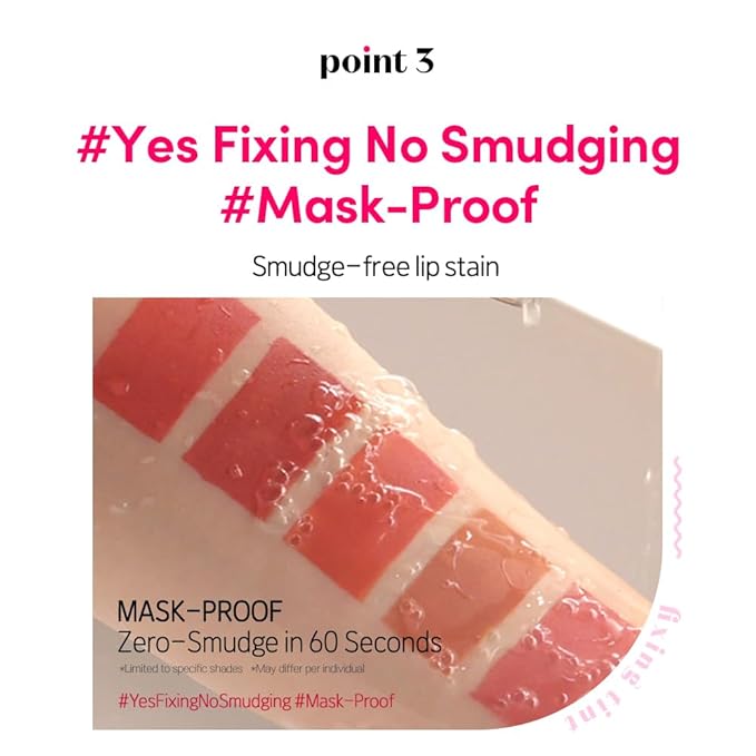 ETUDE Fixing Tint #15 Woody Pink (4g) | Long Lasting High Pigmented Liquid Lipstick | Waterproof Lightweight Matte Finish Lip Stain | Full Coverage | Korean Makeup, Kbeauty