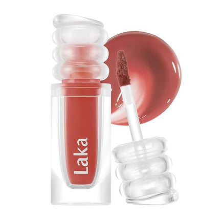 Laka Maxi Glayer Tint 3.8g/0.13oz, Glass Layer of Gloss, Ultra Glow & Vivid Layerable Pigments, High Shine Lip Oil, K-Beauty (#613 Peak)