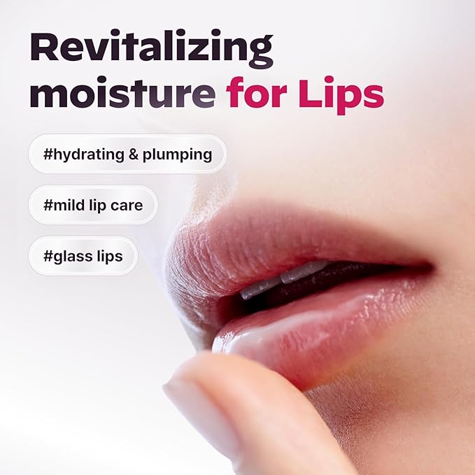 GLASSLIKE Moisture Plumping Vita Lip Serum, revitalizing and volume care for lip, Moisture Plumping Hypoallergenic Lip care, Glass-like Lip - 0.33 fl.oz