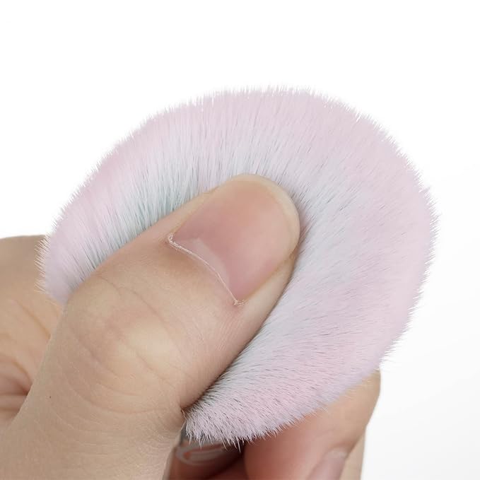 111 Pink Blue Gradient Makeup Brushes and Makeup Sponges Set 18Pcs/Set ，Soft Synthetic Fiber Makeup Brush Set，Suitable for Beginners/Makeup Artists, Valentine's Day, Christmas gifts